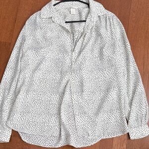 H&M polka dot blouse